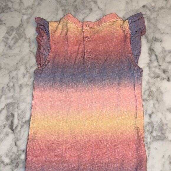 SPLENDID OMBRÉ COLORFUL LOVE ROMPER 3/6M - Picture 9 of 9